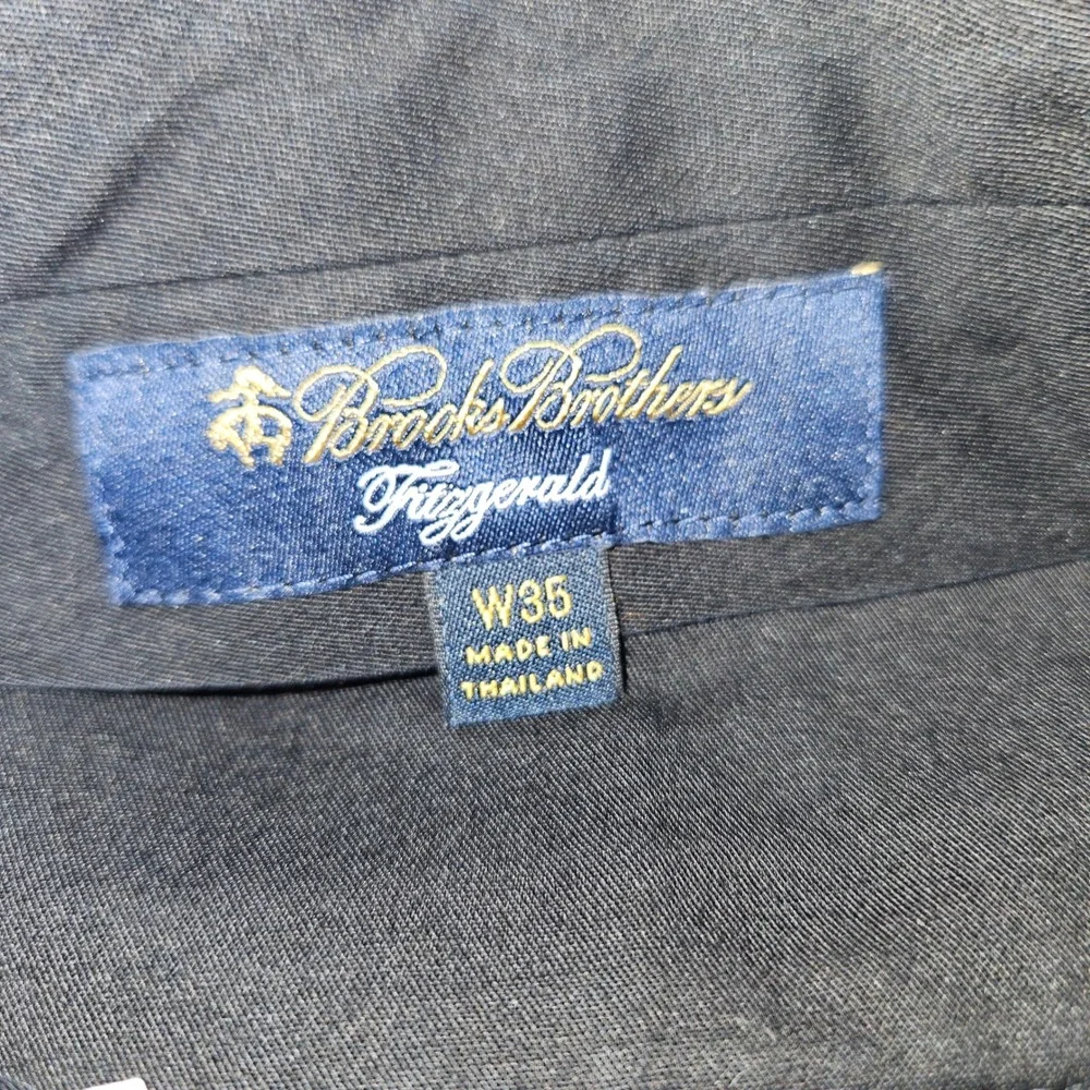 Brooks Brothers Fitzgerald Fit 2-Piece Suit Charcoal Grey Wool Sz 41L 32x32